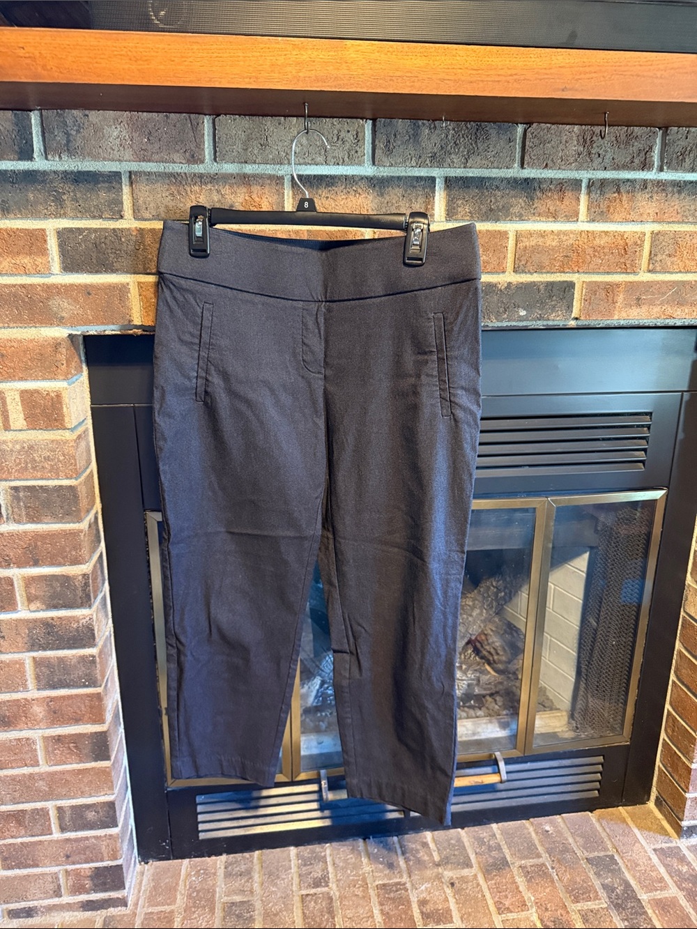 Apt. 9 Charcoal Gray Stretchy Dress Pants